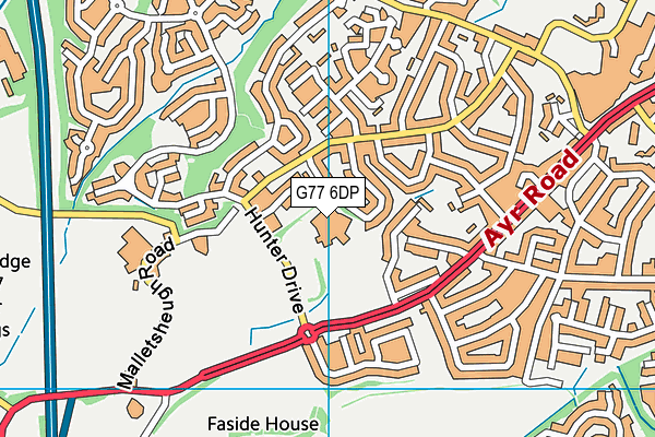 G77 6DP map - OS VectorMap District (Ordnance Survey) G77 6DP map - OS VectorMap District (Ordnance Survey)
