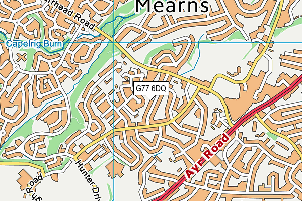 G77 6DQ map - OS VectorMap District (Ordnance Survey) G77 6DQ map - OS VectorMap District (Ordnance Survey)