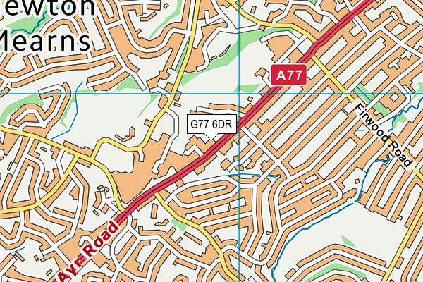 G77 6DR map - OS VectorMap District (Ordnance Survey) G77 6DR map - OS VectorMap District (Ordnance Survey)