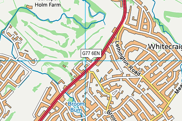 G77 6EN map - OS VectorMap District (Ordnance Survey) G77 6EN map - OS VectorMap District (Ordnance Survey)