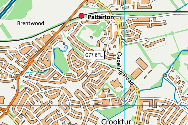 G77 6FL map - OS VectorMap District (Ordnance Survey) G77 6FL map - OS VectorMap District (Ordnance Survey)