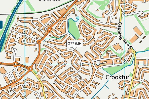 G77 6JH map - OS VectorMap District (Ordnance Survey) G77 6JH map - OS VectorMap District (Ordnance Survey)