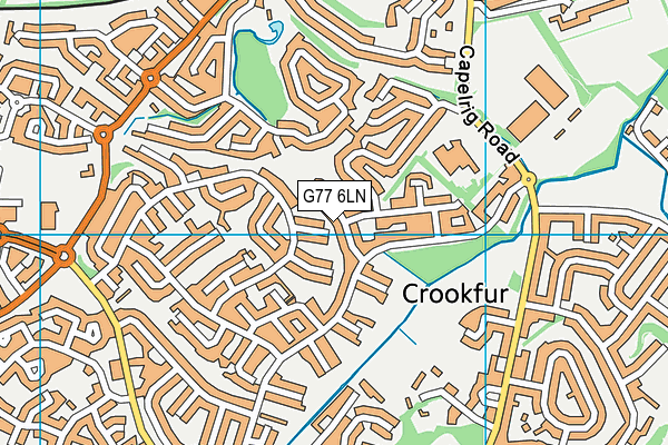 G77 6LN map - OS VectorMap District (Ordnance Survey) G77 6LN map - OS VectorMap District (Ordnance Survey)