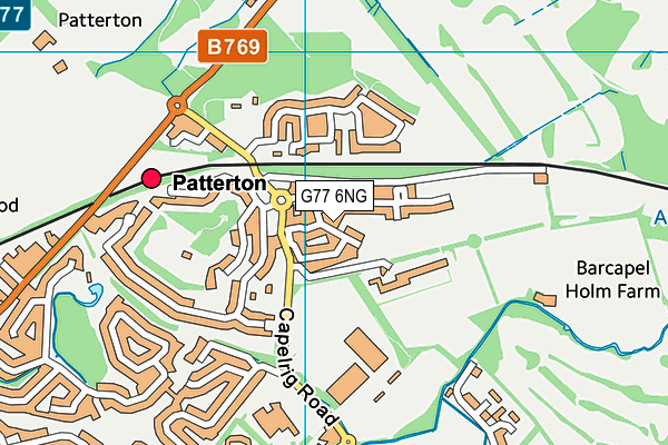 G77 6NG map - OS VectorMap District (Ordnance Survey) G77 6NG map - OS VectorMap District (Ordnance Survey)