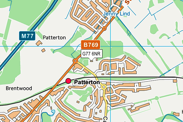 G77 6NR map - OS VectorMap District (Ordnance Survey) G77 6NR map - OS VectorMap District (Ordnance Survey)