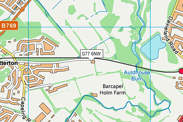 G77 6NW map - OS VectorMap District (Ordnance Survey) G77 6NW map - OS VectorMap District (Ordnance Survey)