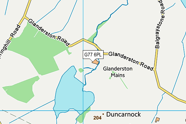 G77 6PL map - OS VectorMap District (Ordnance Survey) G77 6PL map - OS VectorMap District (Ordnance Survey)