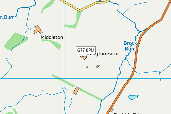 G77 6PU map - OS VectorMap District (Ordnance Survey) G77 6PU map - OS VectorMap District (Ordnance Survey)