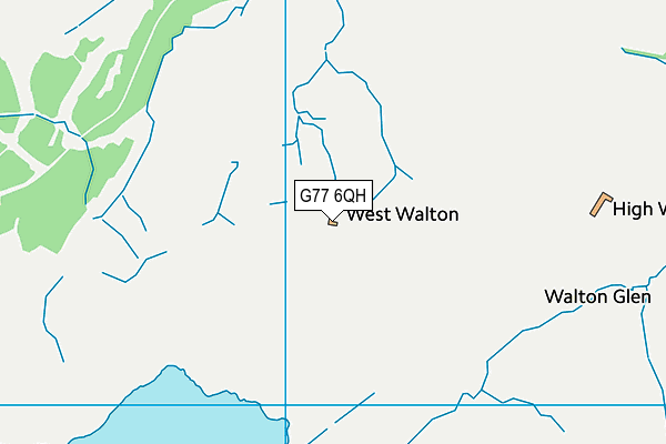 G77 6QH map - OS VectorMap District (Ordnance Survey) G77 6QH map - OS VectorMap District (Ordnance Survey)