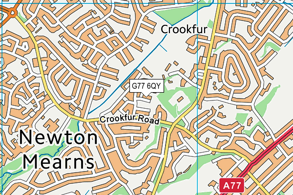 G77 6QY map - OS VectorMap District (Ordnance Survey) G77 6QY map - OS VectorMap District (Ordnance Survey)
