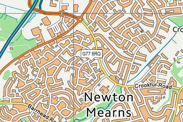 G77 6RQ map - OS VectorMap District (Ordnance Survey) G77 6RQ map - OS VectorMap District (Ordnance Survey)