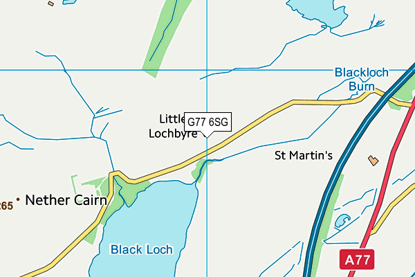 G77 6SG map - OS VectorMap District (Ordnance Survey) G77 6SG map - OS VectorMap District (Ordnance Survey)