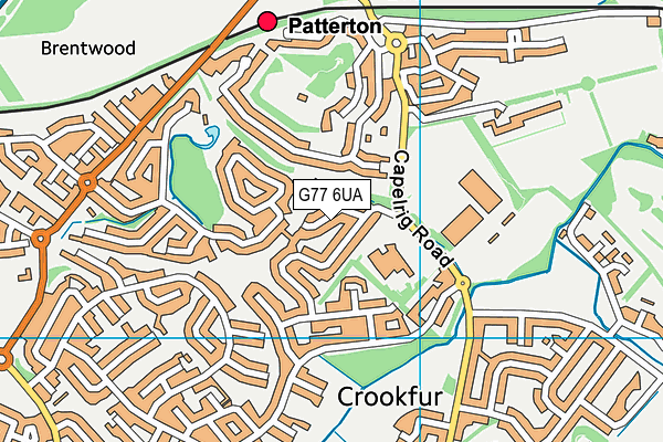 G77 6UA map - OS VectorMap District (Ordnance Survey) G77 6UA map - OS VectorMap District (Ordnance Survey)