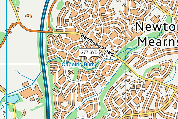 G77 6YD map - OS VectorMap District (Ordnance Survey) G77 6YD map - OS VectorMap District (Ordnance Survey)