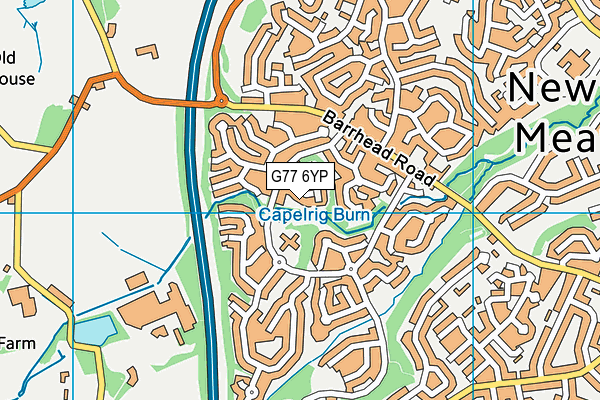 G77 6YP map - OS VectorMap District (Ordnance Survey) G77 6YP map - OS VectorMap District (Ordnance Survey)