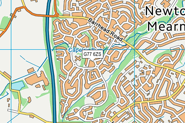 G77 6ZS map - OS VectorMap District (Ordnance Survey) G77 6ZS map - OS VectorMap District (Ordnance Survey)