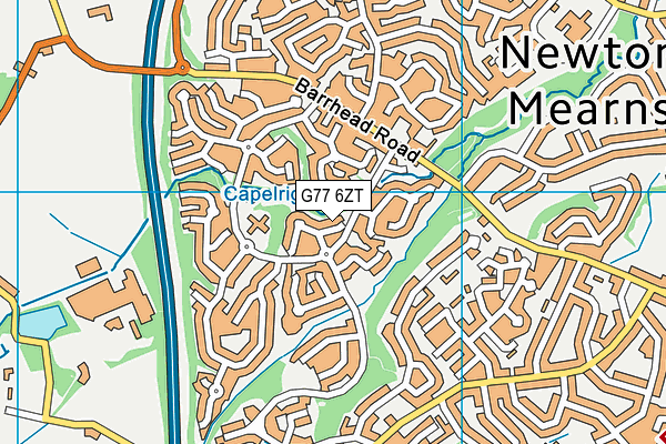 G77 6ZT map - OS VectorMap District (Ordnance Survey) G77 6ZT map - OS VectorMap District (Ordnance Survey)