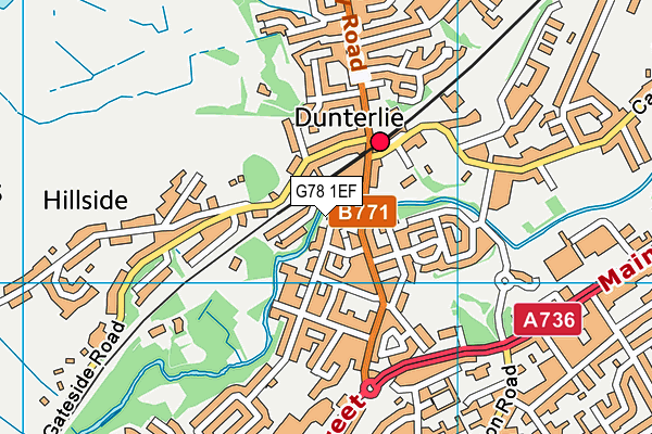 G78 1EF map - OS VectorMap District (Ordnance Survey) G78 1EF map - OS VectorMap District (Ordnance Survey)