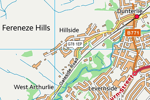 G78 1EP map - OS VectorMap District (Ordnance Survey) G78 1EP map - OS VectorMap District (Ordnance Survey)