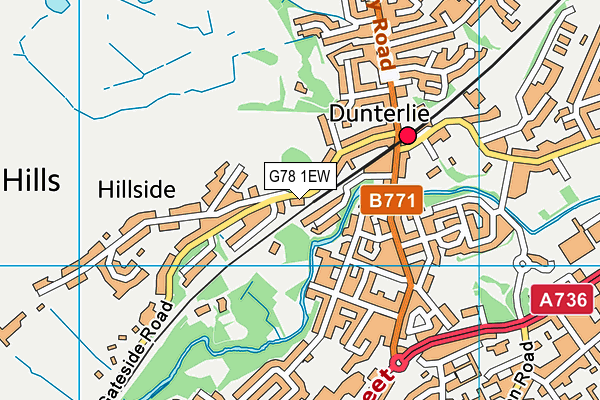 G78 1EW map - OS VectorMap District (Ordnance Survey) G78 1EW map - OS VectorMap District (Ordnance Survey)