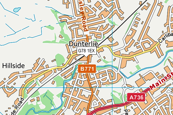 G78 1EX map - OS VectorMap District (Ordnance Survey) G78 1EX map - OS VectorMap District (Ordnance Survey)