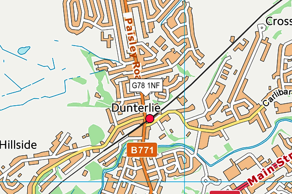 G78 1NF map - OS VectorMap District (Ordnance Survey) G78 1NF map - OS VectorMap District (Ordnance Survey)