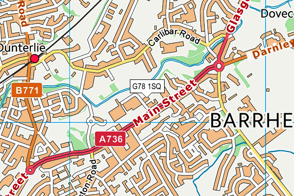 G78 1SQ map - OS VectorMap District (Ordnance Survey) G78 1SQ map - OS VectorMap District (Ordnance Survey)