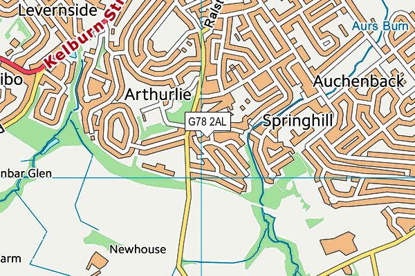 G78 2AL map - OS VectorMap District (Ordnance Survey) G78 2AL map - OS VectorMap District (Ordnance Survey)