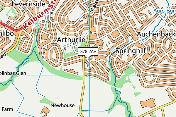 G78 2AR map - OS VectorMap District (Ordnance Survey) G78 2AR map - OS VectorMap District (Ordnance Survey)