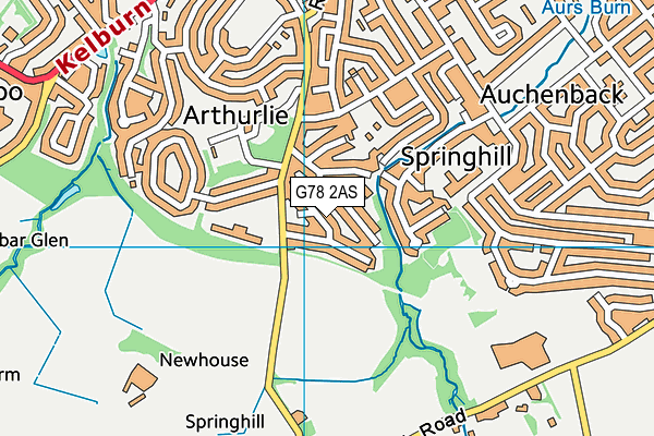 G78 2AS map - OS VectorMap District (Ordnance Survey) G78 2AS map - OS VectorMap District (Ordnance Survey)