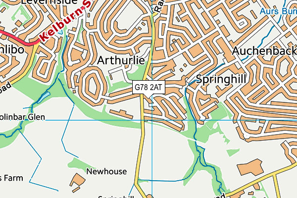 G78 2AT map - OS VectorMap District (Ordnance Survey) G78 2AT map - OS VectorMap District (Ordnance Survey)