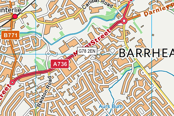 G78 2EN map - OS VectorMap District (Ordnance Survey) G78 2EN map - OS VectorMap District (Ordnance Survey)