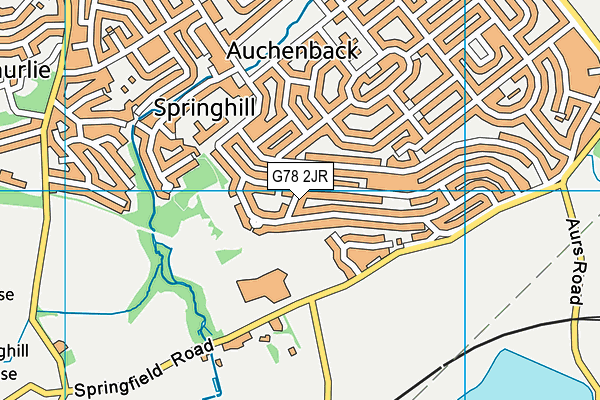 G78 2JR map - OS VectorMap District (Ordnance Survey) G78 2JR map - OS VectorMap District (Ordnance Survey)