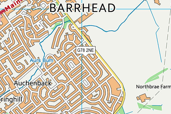 G78 2NE map - OS VectorMap District (Ordnance Survey) G78 2NE map - OS VectorMap District (Ordnance Survey)