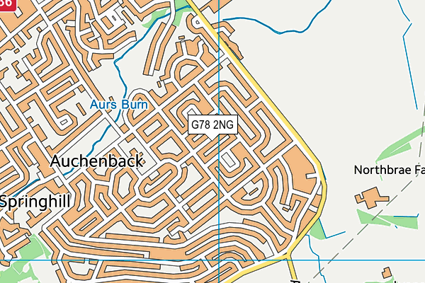 G78 2NG map - OS VectorMap District (Ordnance Survey) G78 2NG map - OS VectorMap District (Ordnance Survey)