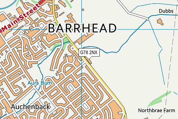 G78 2NX map - OS VectorMap District (Ordnance Survey) G78 2NX map - OS VectorMap District (Ordnance Survey)