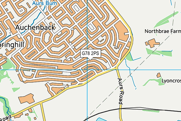 G78 2PS map - OS VectorMap District (Ordnance Survey) G78 2PS map - OS VectorMap District (Ordnance Survey)