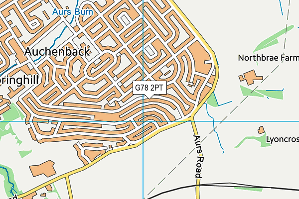 G78 2PT map - OS VectorMap District (Ordnance Survey) G78 2PT map - OS VectorMap District (Ordnance Survey)