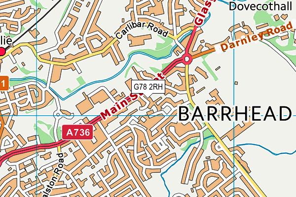 G78 2RH map - OS VectorMap District (Ordnance Survey) G78 2RH map - OS VectorMap District (Ordnance Survey)