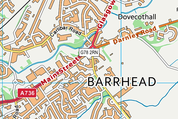 G78 2RN map - OS VectorMap District (Ordnance Survey) G78 2RN map - OS VectorMap District (Ordnance Survey)