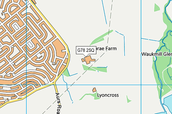 G78 2SQ map - OS VectorMap District (Ordnance Survey) G78 2SQ map - OS VectorMap District (Ordnance Survey)