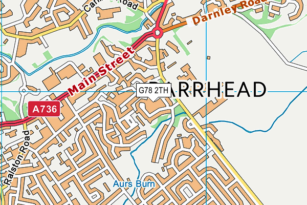 G78 2TH map - OS VectorMap District (Ordnance Survey) G78 2TH map - OS VectorMap District (Ordnance Survey)