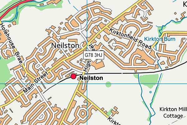 G78 3HJ map - OS VectorMap District (Ordnance Survey) G78 3HJ map - OS VectorMap District (Ordnance Survey)