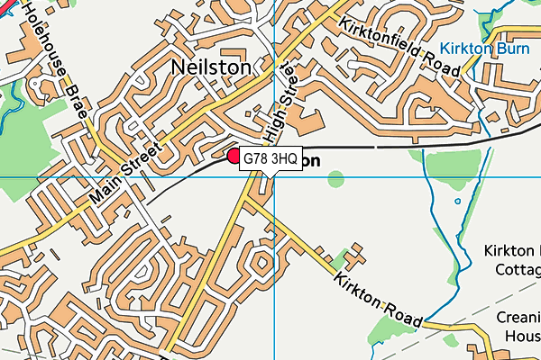G78 3HQ map - OS VectorMap District (Ordnance Survey)