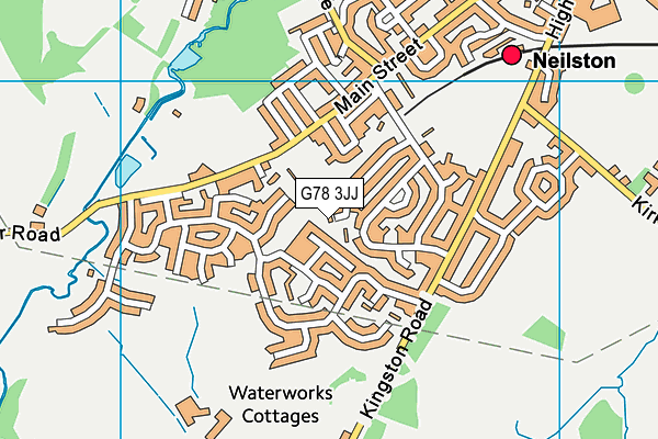 G78 3JJ map - OS VectorMap District (Ordnance Survey) G78 3JJ map - OS VectorMap District (Ordnance Survey)