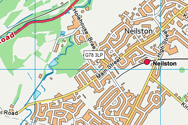 G78 3LP map - OS VectorMap District (Ordnance Survey) G78 3LP map - OS VectorMap District (Ordnance Survey)