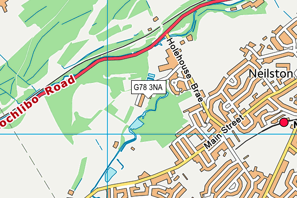 G78 3NA map - OS VectorMap District (Ordnance Survey)
