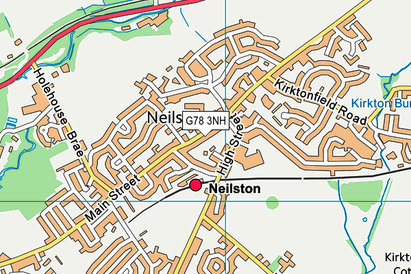 G78 3NH map - OS VectorMap District (Ordnance Survey) G78 3NH map - OS VectorMap District (Ordnance Survey)
