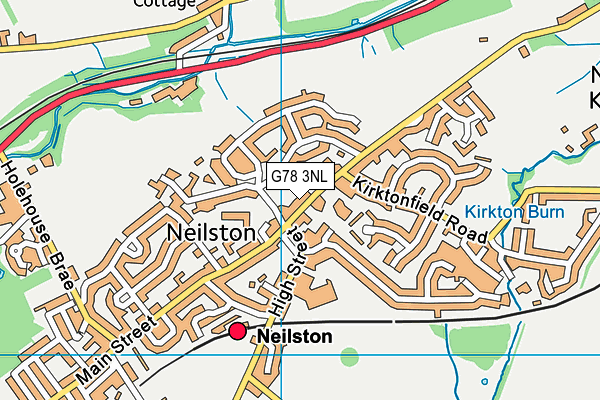 G78 3NL map - OS VectorMap District (Ordnance Survey) G78 3NL map - OS VectorMap District (Ordnance Survey)
