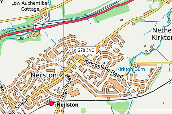 G78 3NQ map - OS VectorMap District (Ordnance Survey)